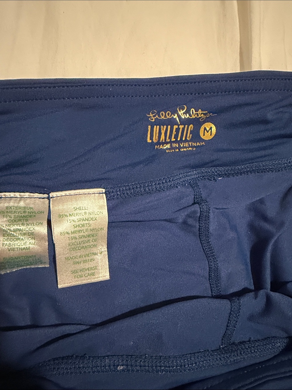 Lilly Pulitzer Blue Athletic Skort - Picture 3 of 3